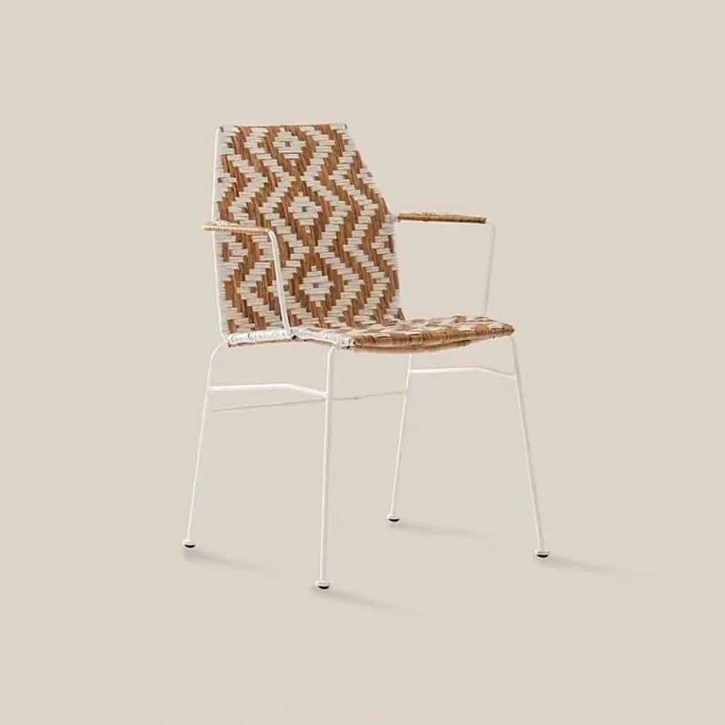 Rose Rattan Dining Chair