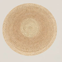 Round Sustainable Natural Rug 200cm - Home and Soul