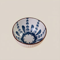 Santorini Ceramic Blue and White Bowl - Home and Soul