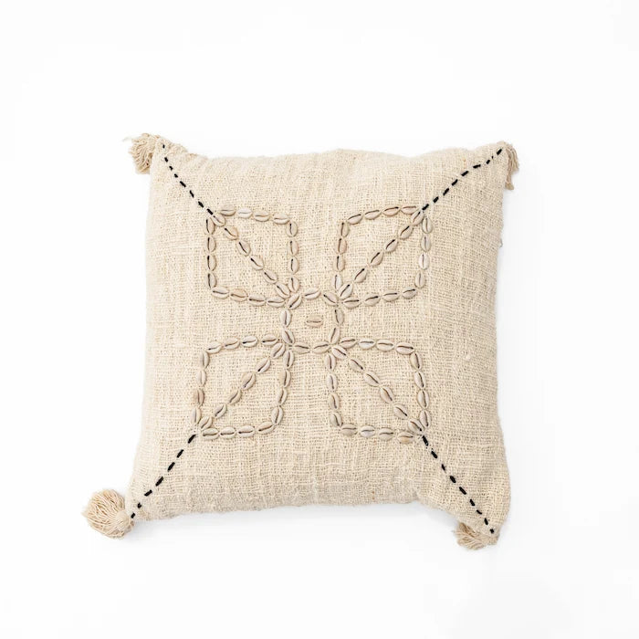 Serena Shell Cushion - Home and Soul