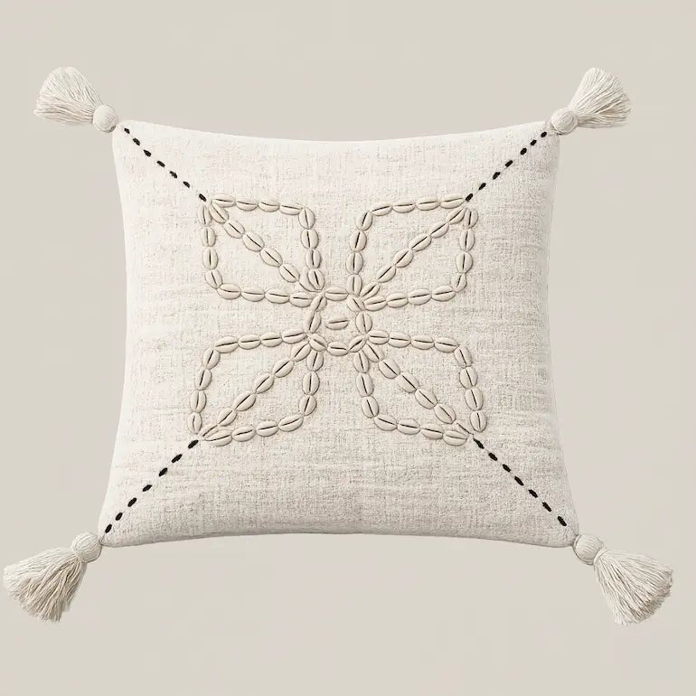 Serena Shell Cushion - Home and Soul