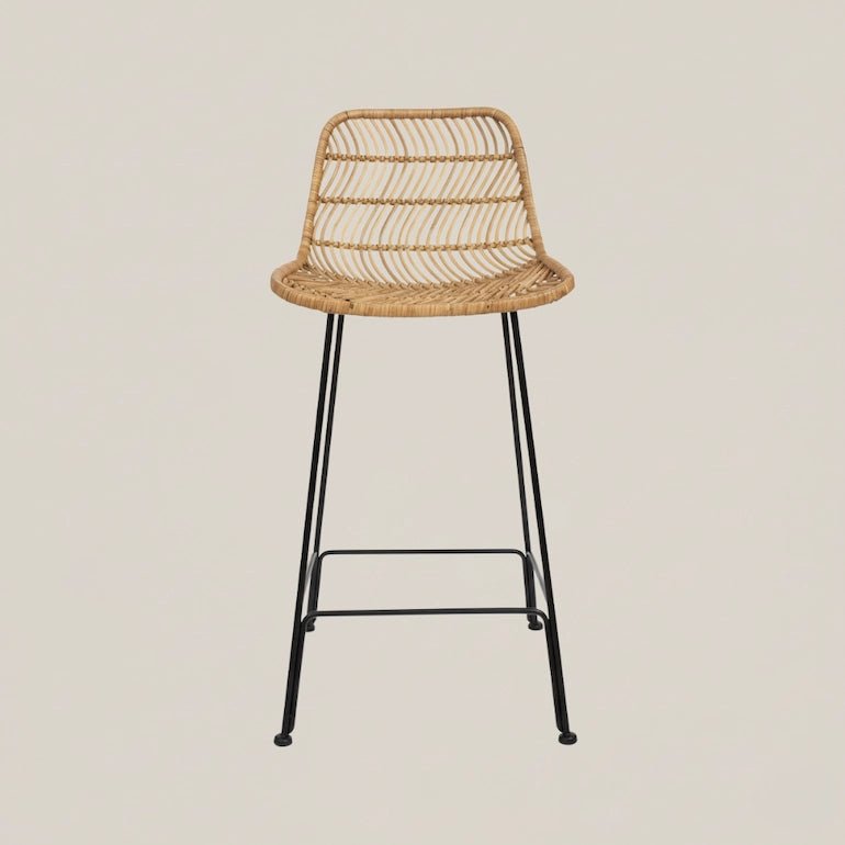 Solana Rattan Bar Stool