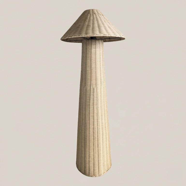 Solara Rattan Floor Lamp - Home and Soul