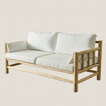 Sophia 2 Seater Outdoor Sofa in Natural Wood
