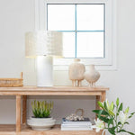 Stella White Table Lamp - Home and Soul
