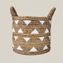 Sunrise Rattan Basket L - Home and Soul