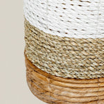 Sustainable Basket with Banana Fiber, Seagrass and Recycled Plastic - Home and Soul Dubai