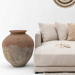 Terracotta Vase Large Umber - Home and Soul