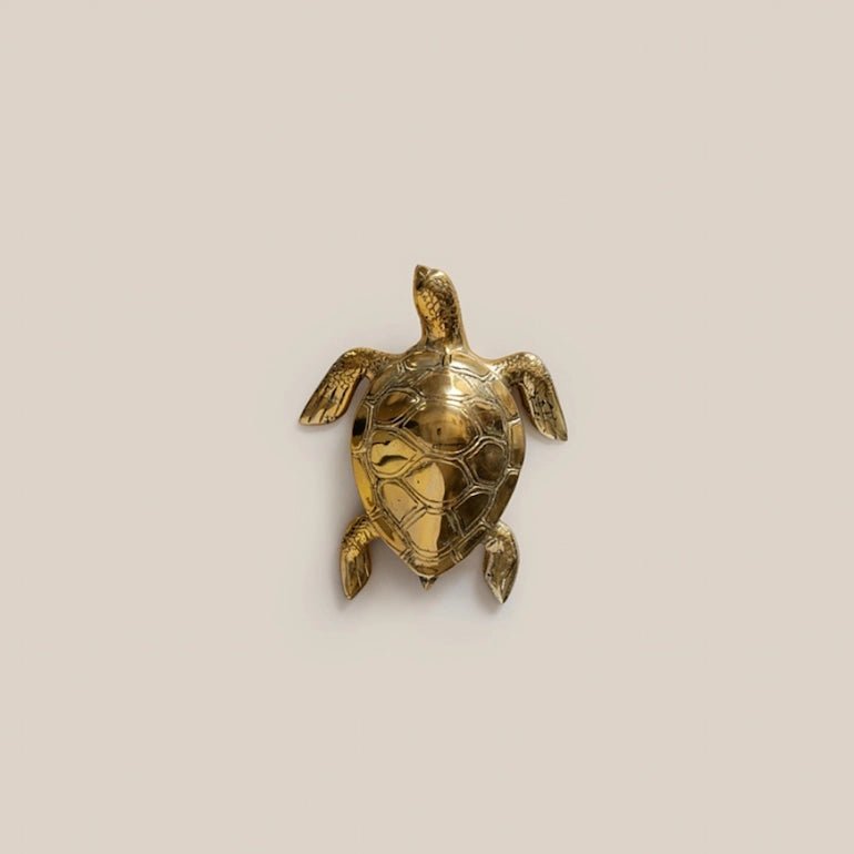 Turtle Small Bronze Decor
