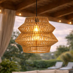 Rattan Pendant Light Valentina - Home and Soul