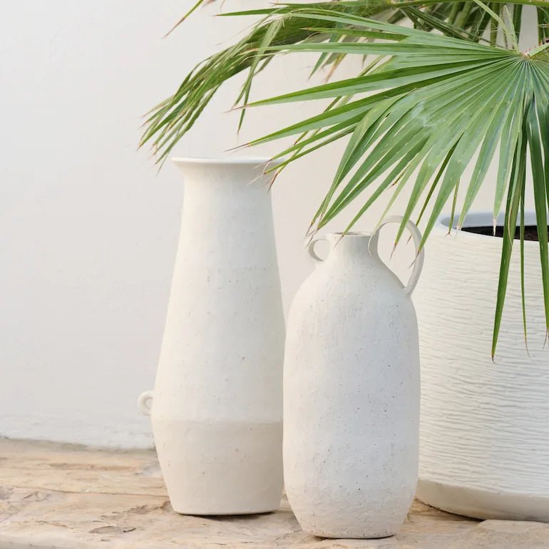 White Ceramic Vase Maeve and Jasper