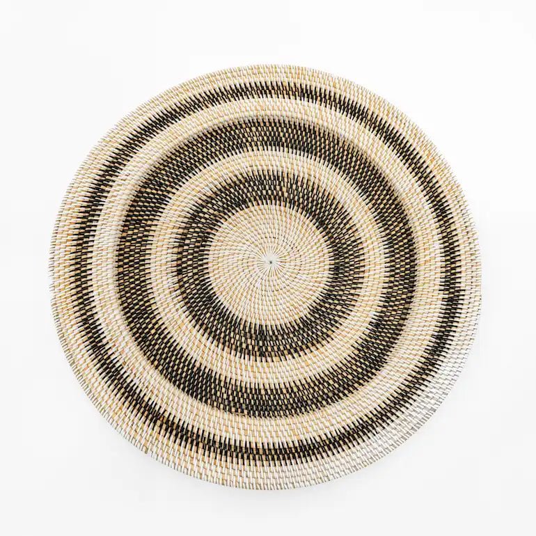 White Noir Rattan Wall Decor 70cm - Home and Soul
