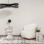 White Siena Armchair - Home and Soul