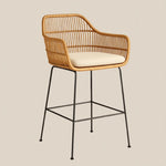 zagreb rattan bar stool