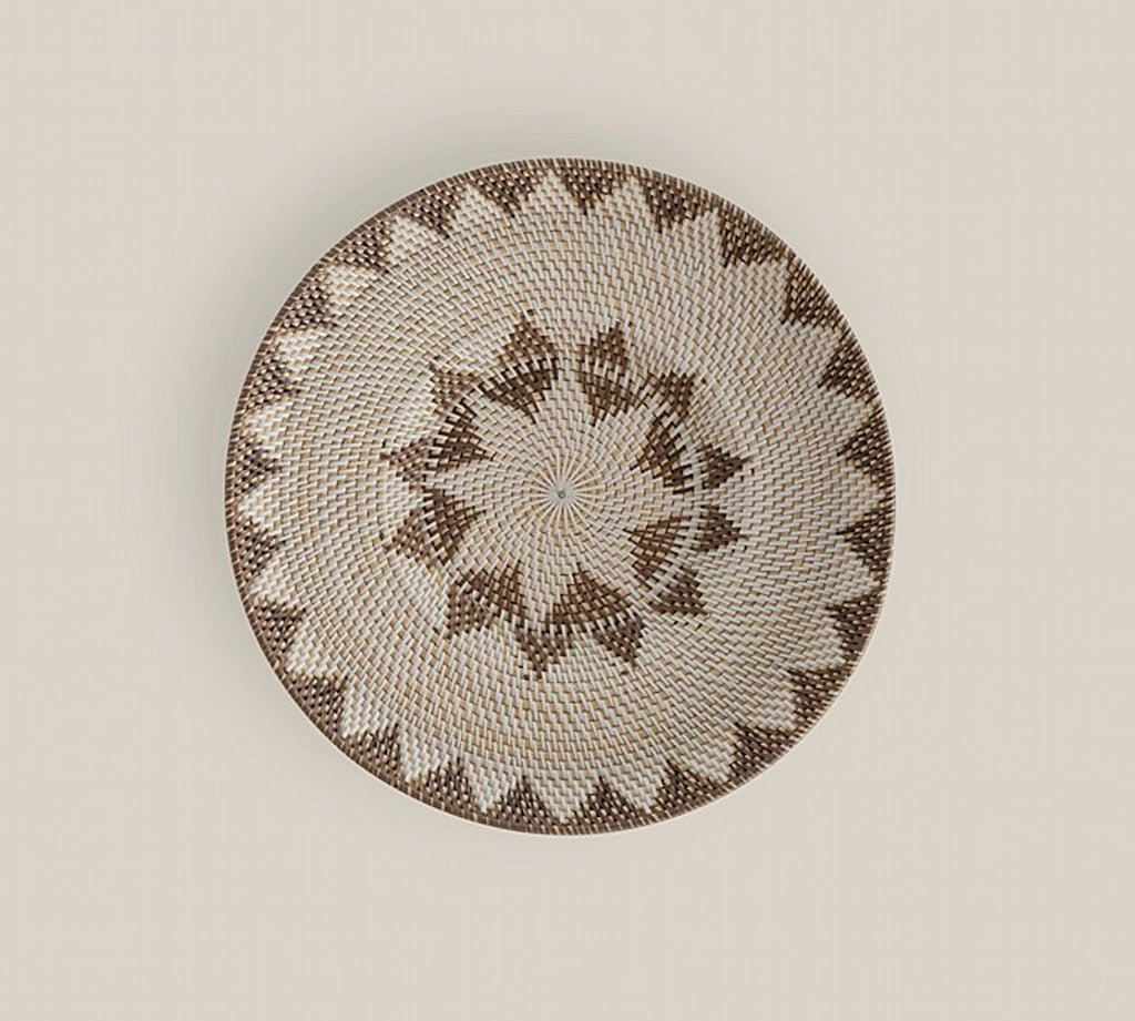 Agnes Rattan Wall Decor Plate 50 cm