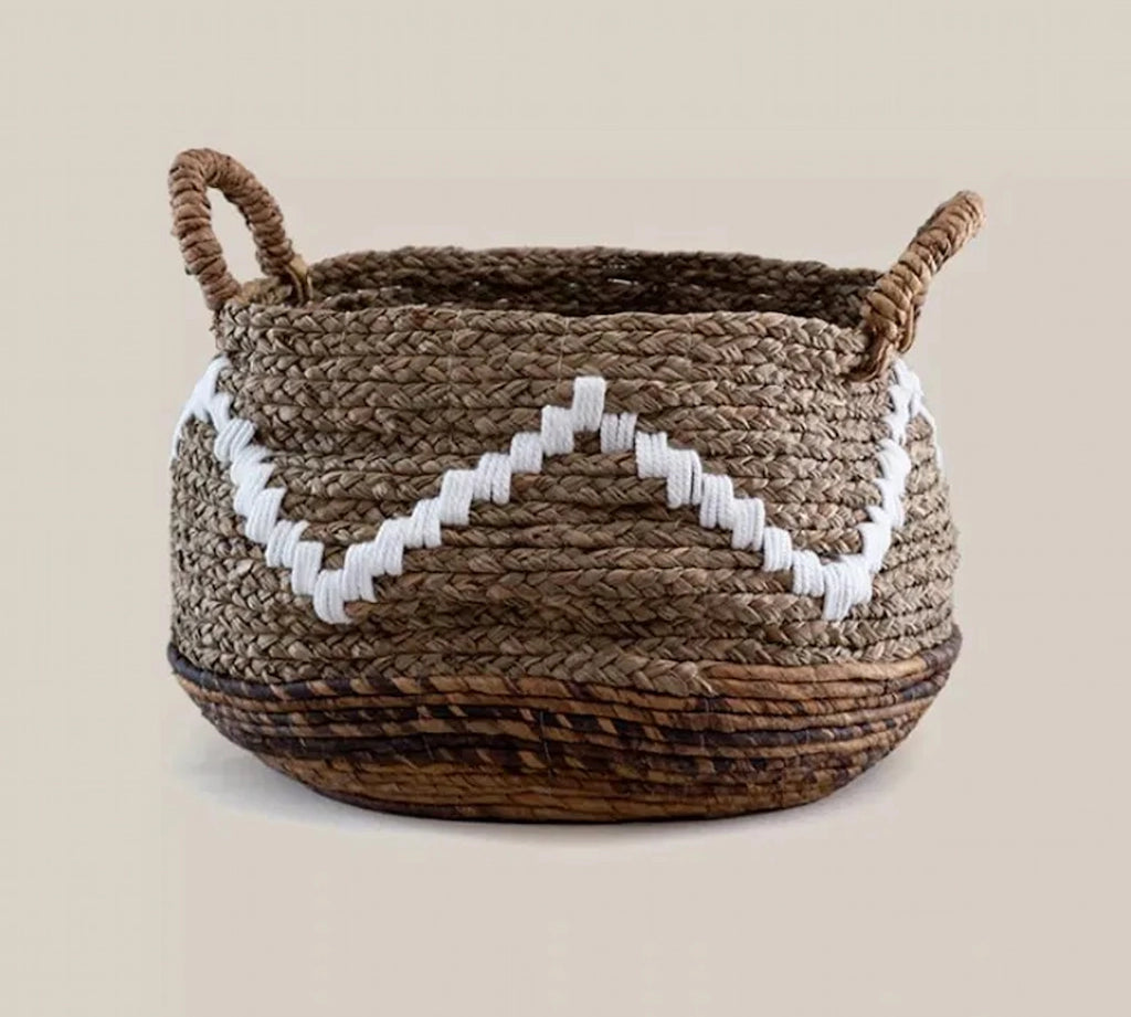 Alesandro Basket White Large