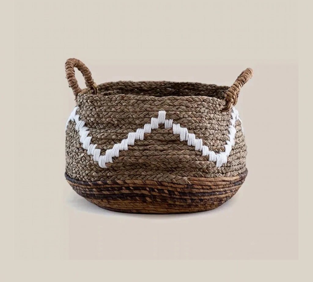 Alesandro Basket White Medium