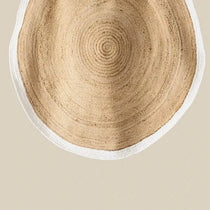 Jute Outdoor Natural Rug Round Amelia - Home and Soul