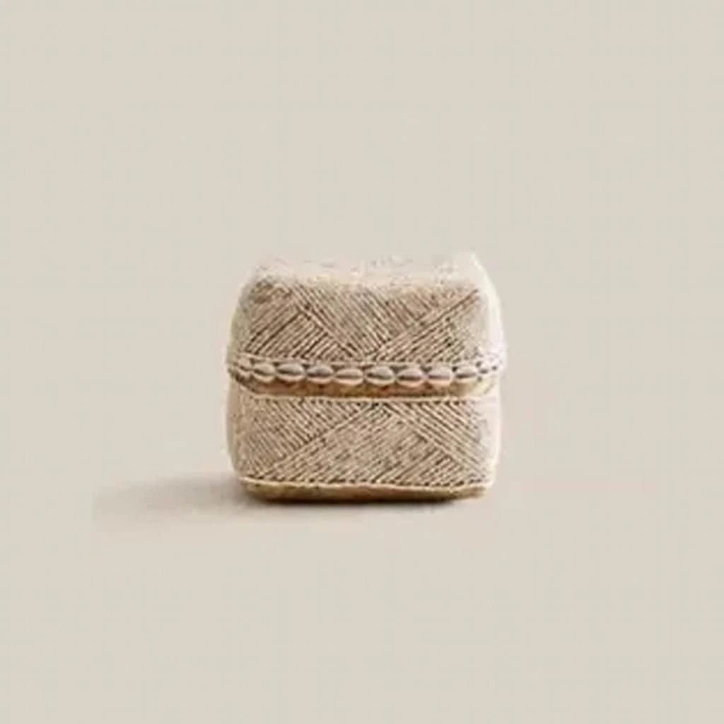 Beaded Shell Box Medium