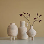 beige ceramic decorative vases sustainable