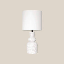 Blanco Concrete Table Lamp White - Home and Soul