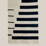 Black and White Cotton Rug