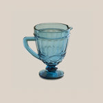 Blue Glass Pitcher