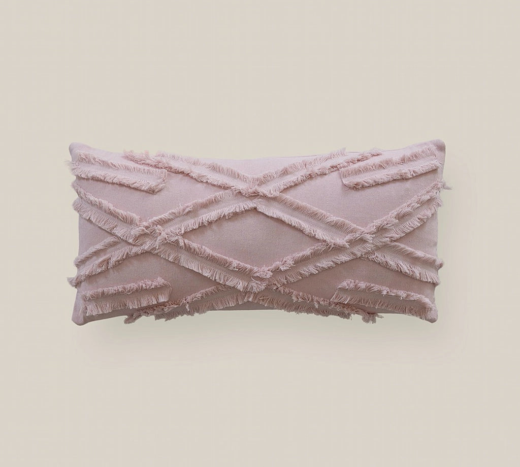 Pink Cushion with Pom Pom