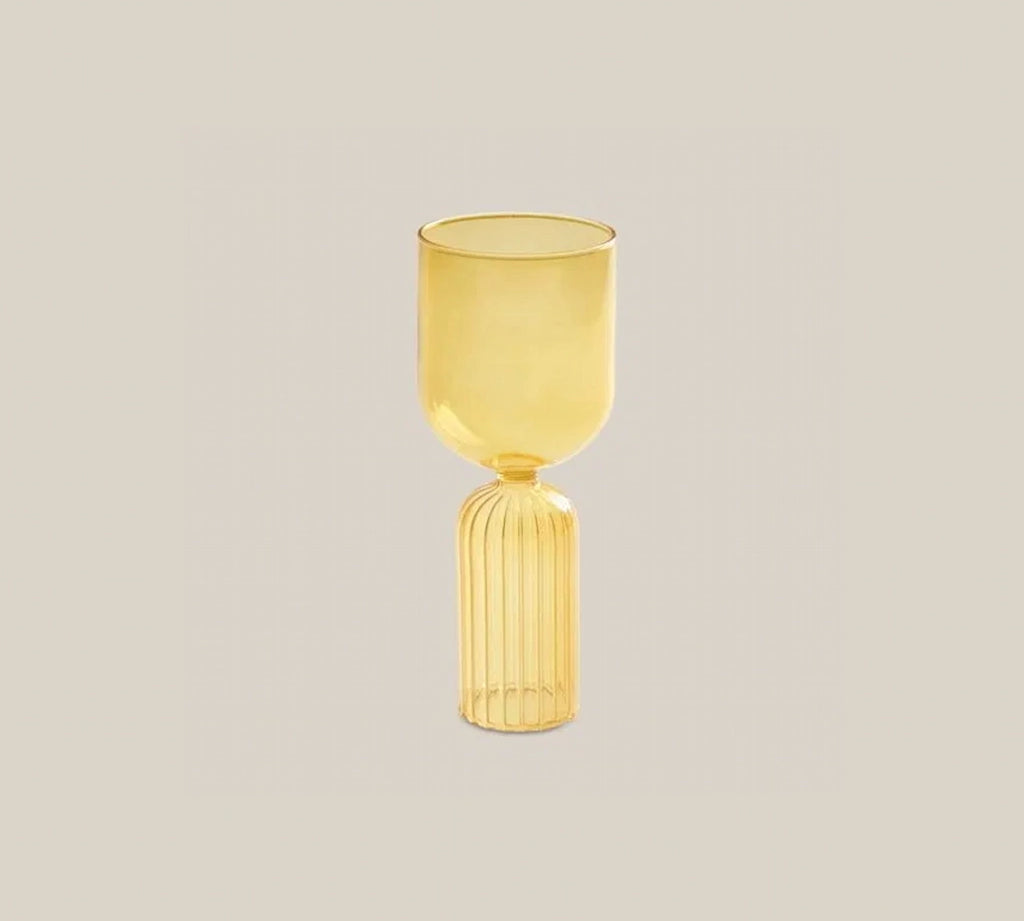 Brielle Glass Vase Yellow