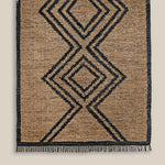 Bruno Diamond Pattern Jute Rug