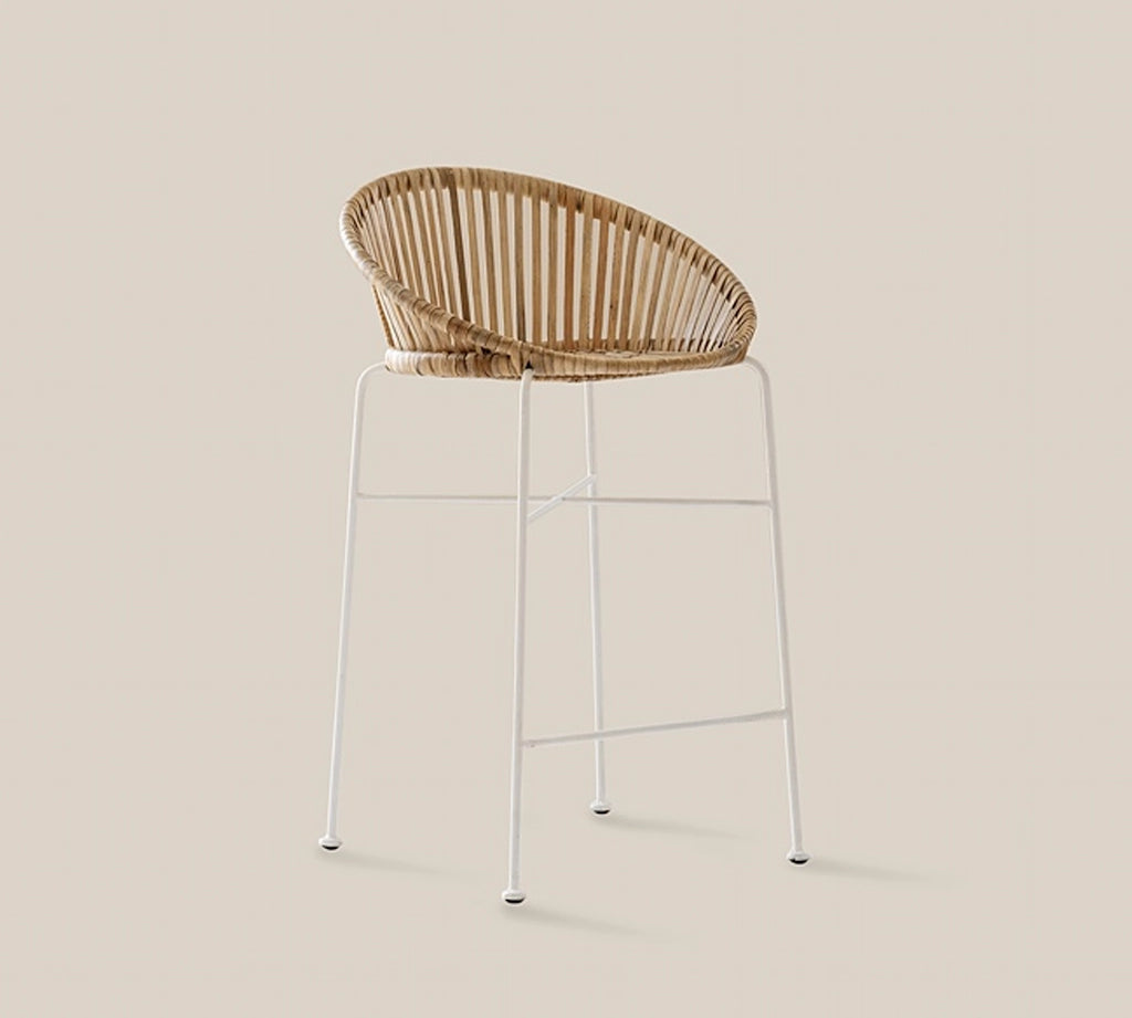 Carol Rattan Bar Stool