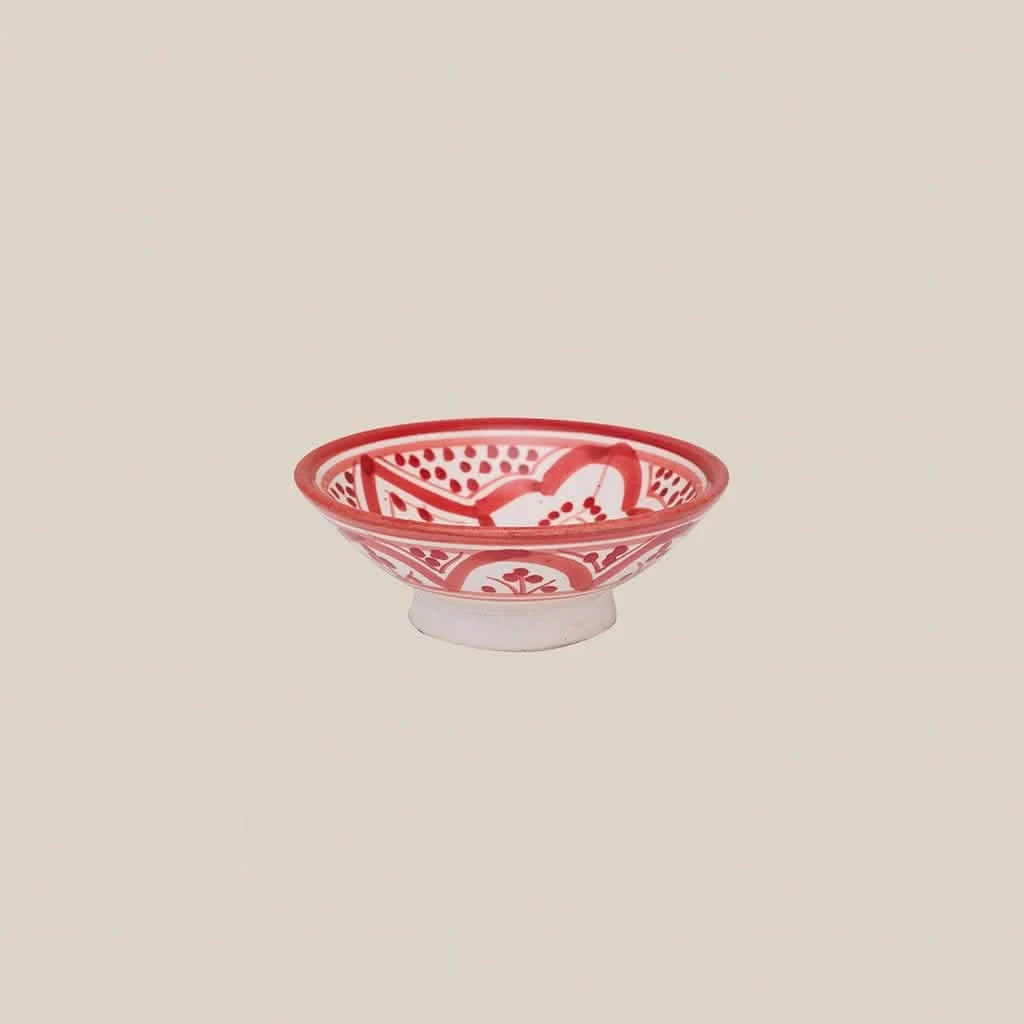 Ceramic Beldi Bowl Red - Home and Soul Dubai