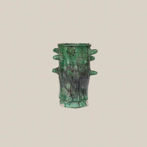 Ceramic Cactus Vase Green Small - Home and Soul
