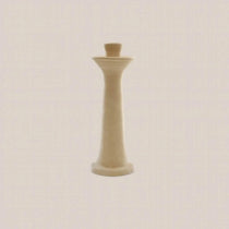 Ceramic Candle Holder Beige Large - Home and Soul