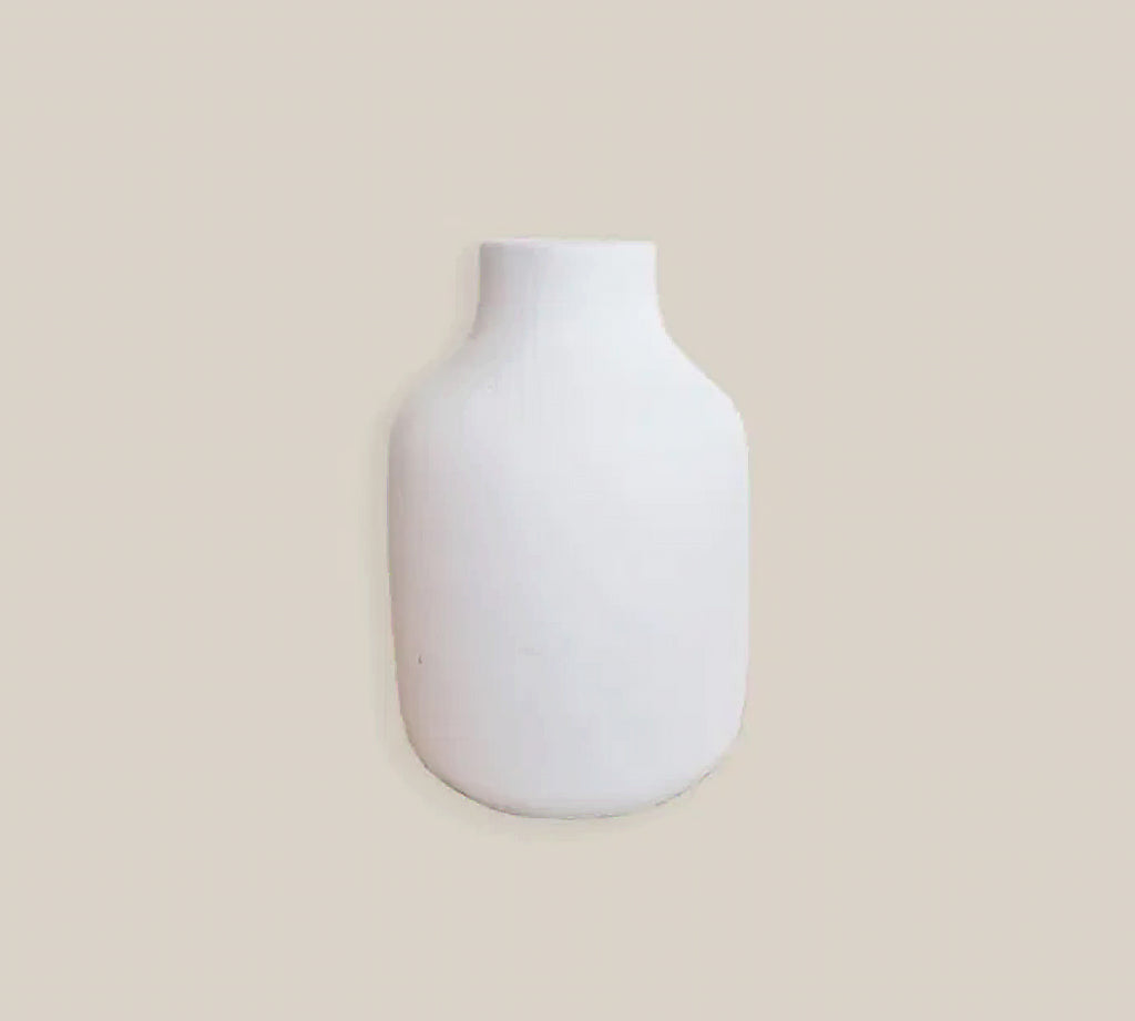 Eliana Ceramic Vase White M