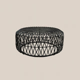 Estelle Black Rattan Coffee Table