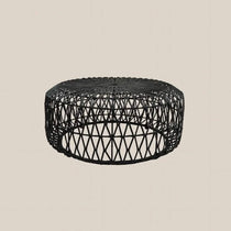 Estelle Black Rattan Coffee Table - Home and Soul