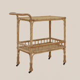 Estrela Rattan Bar Cart