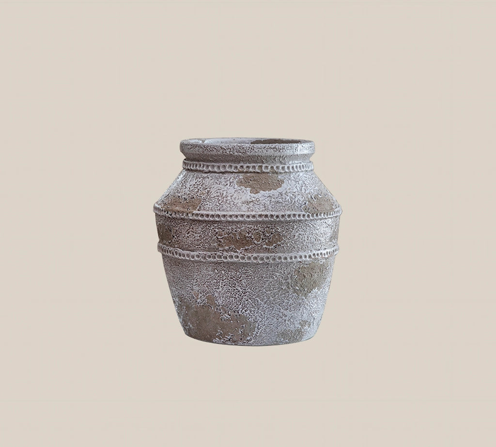 Evelyn Ceramic Vase Grey