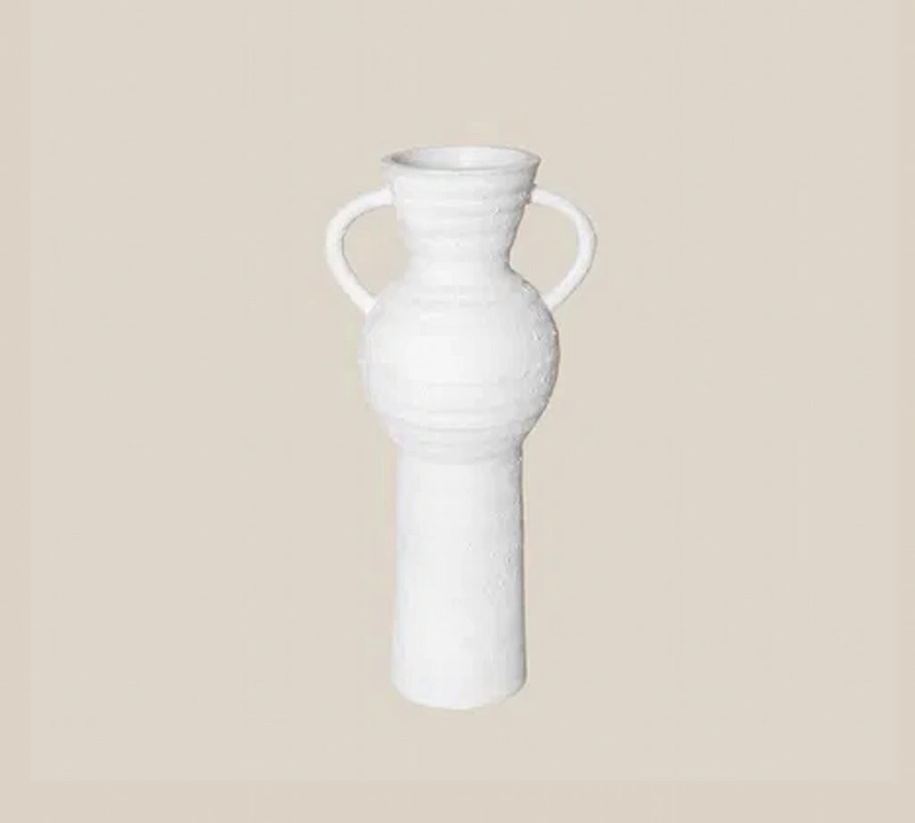 Francesco Ceramic Vase White