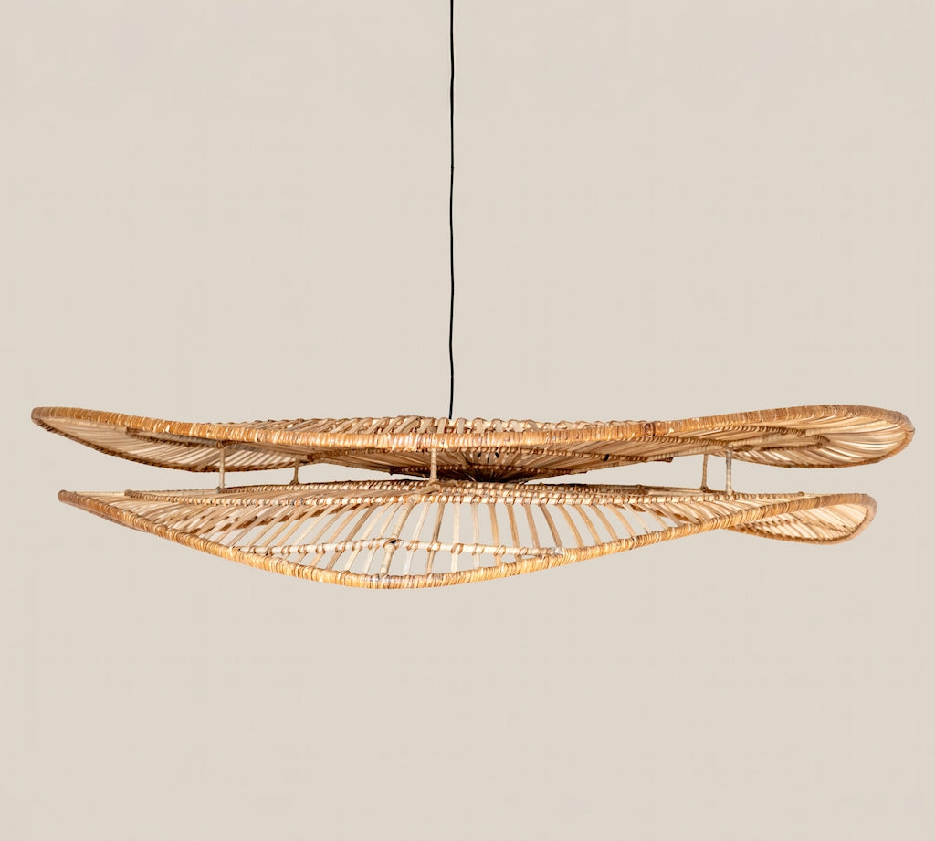 Gabriella Rattan Hanging Light X- Large