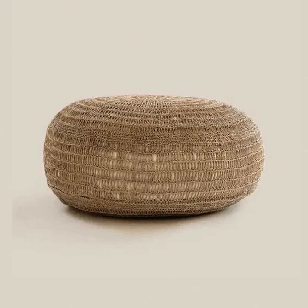 Seagrass Natural Pouf XLarge - Home and Soul Dubai