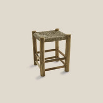 Joanna Teak Wood Stool - Home and Soul