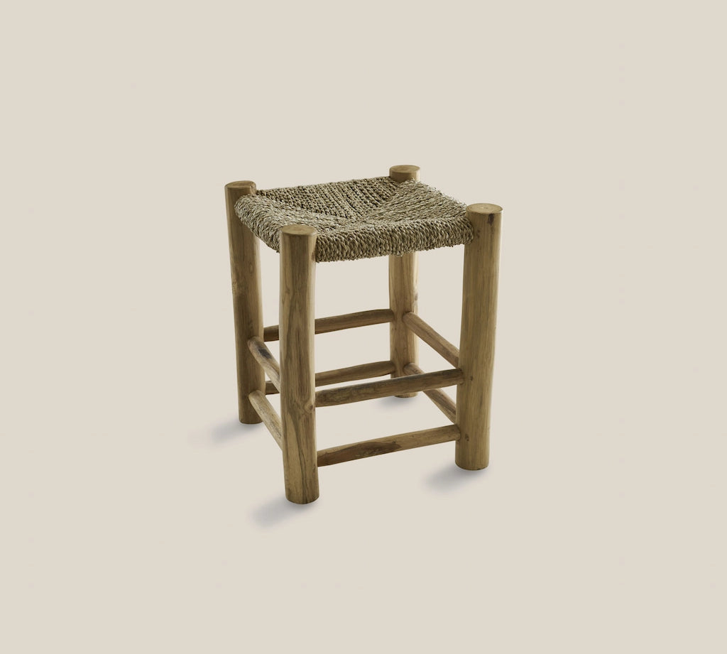 Joanna Teak Wood Stool