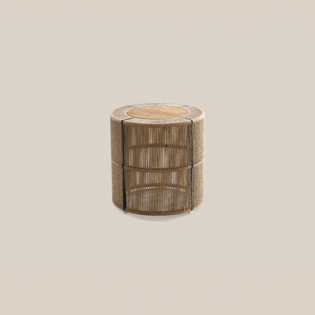 Kayla Jute Side Table Small