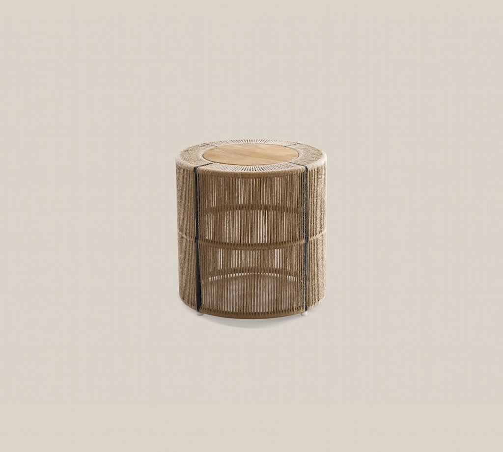 Kayla Jute Side Table Small