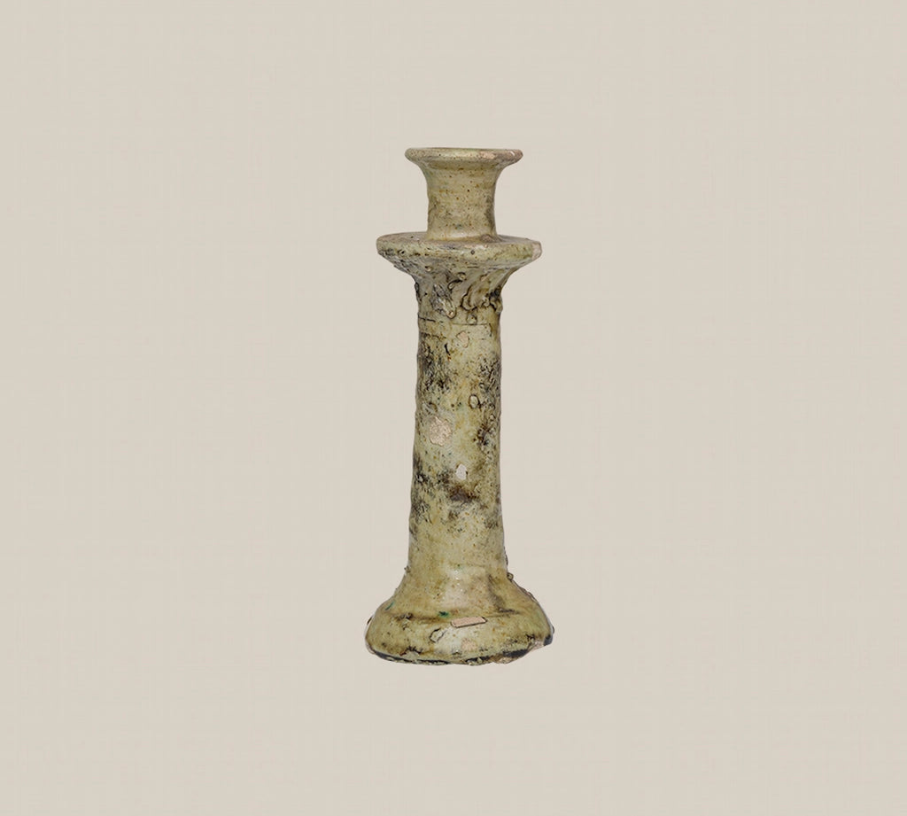 Ceramic Candle Holder Light Green