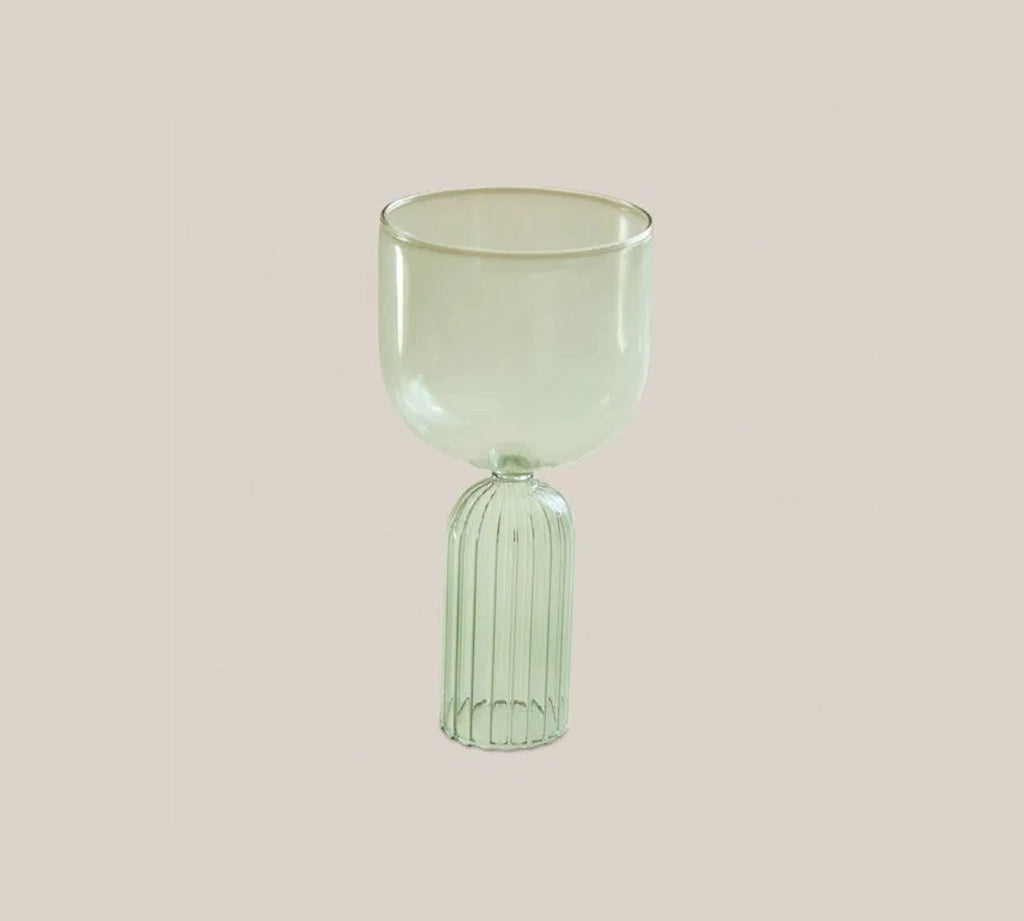 Liliana Glass Vase Green