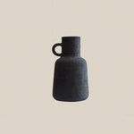 Lilly Ceramic Vase Black - Home and Soul Dubai