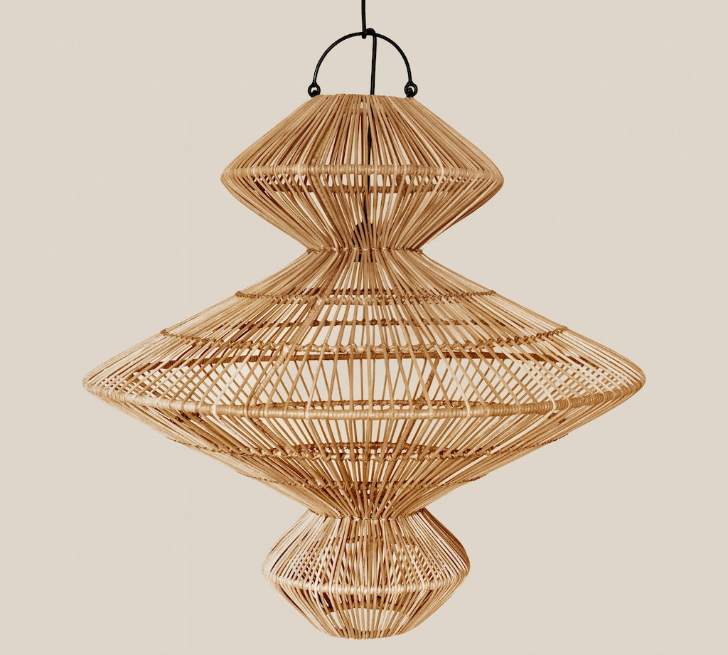 Lisa Rattan Pendant Light Natural